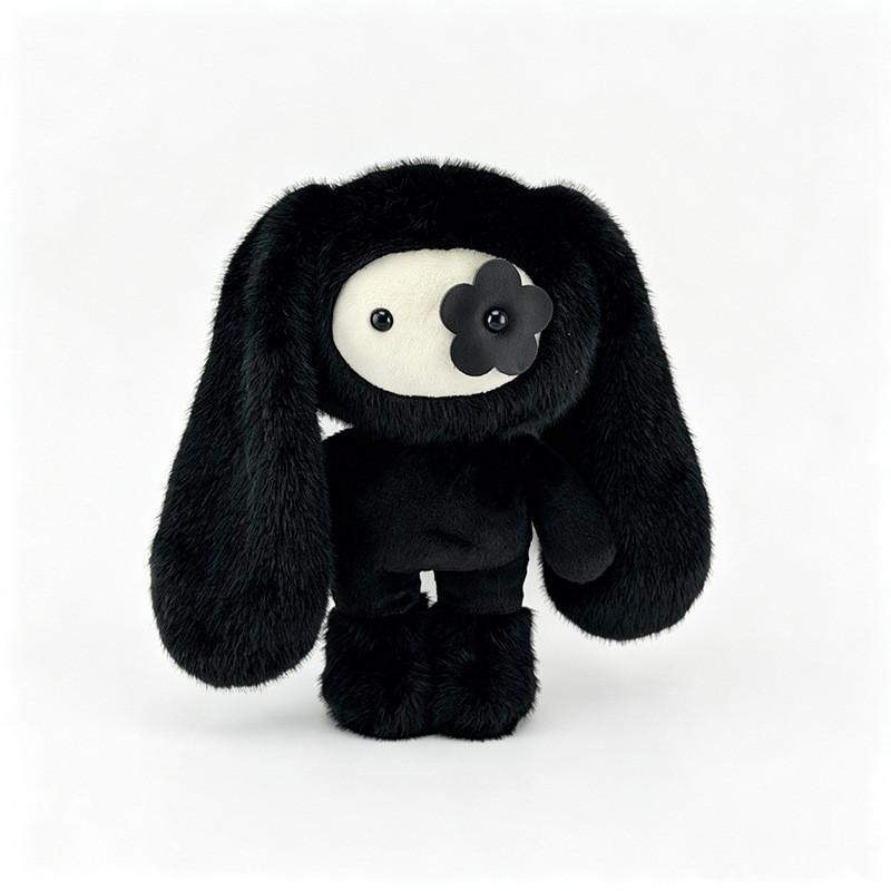 Cartoon Rabbit Plush Doll With Keyring For Backpack Decoration And Gifts
