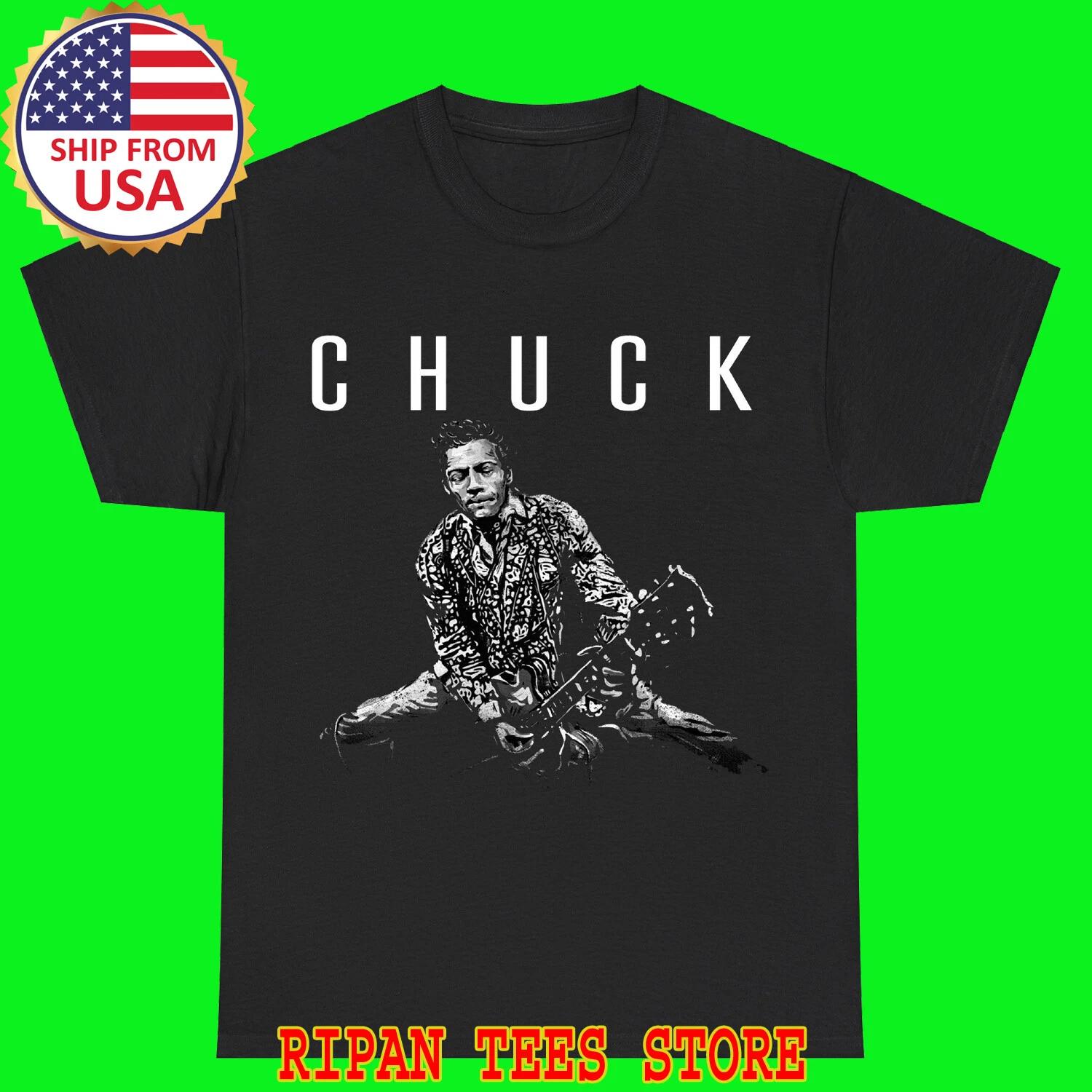 Chuck Berry Chuck Black T-Shirt Tee Top Unisex M