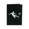 Football Soccer 3D Pop-Up Greeting Card for All Occasion Festival Holiday Paper Card Birthday Wedding New Year Postcards