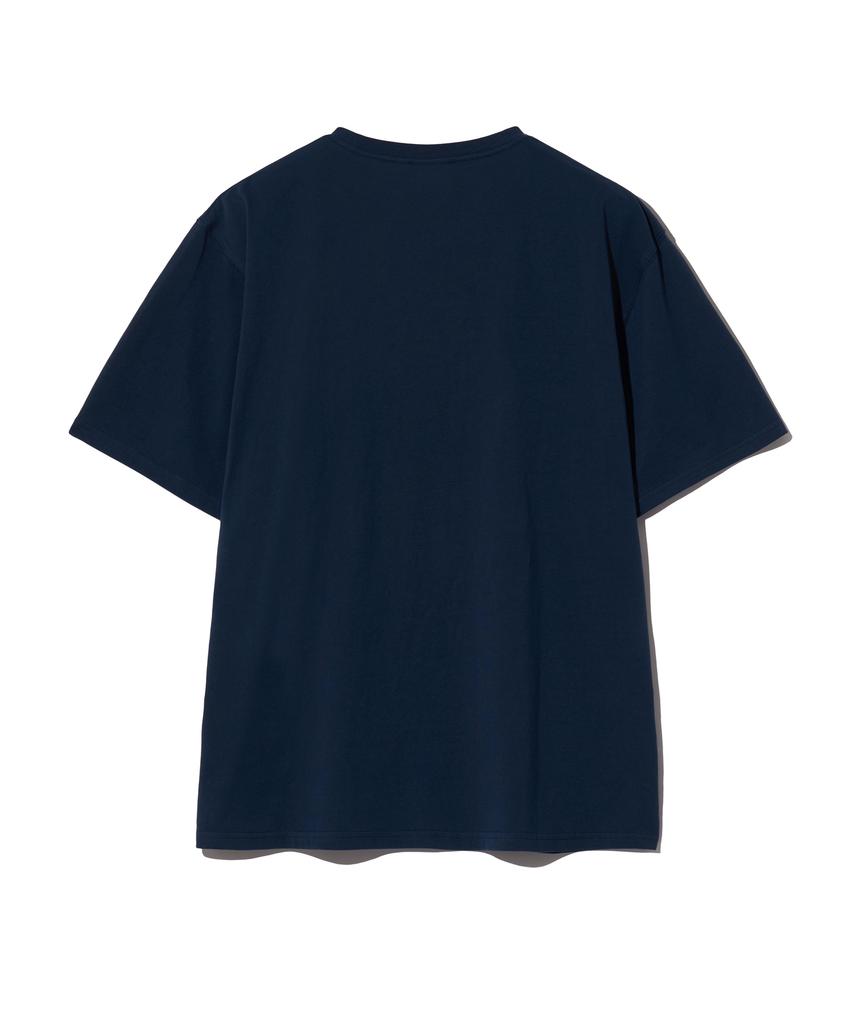 YALE University Dan Short Sleeve T-Shirt Navy/Red