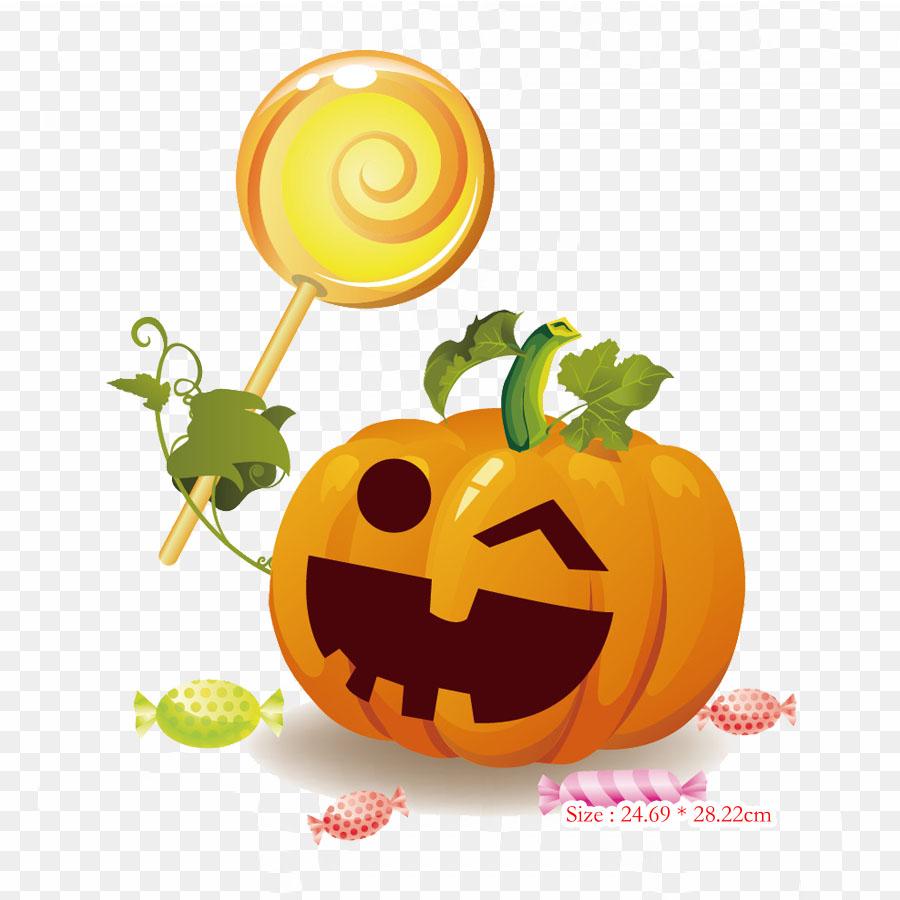 

Счастливый Хэллоуин кошка собака утюг на термопереносной печати виниловые нашивки наклейки для одежды DIY аппликации моющиеся нашивки