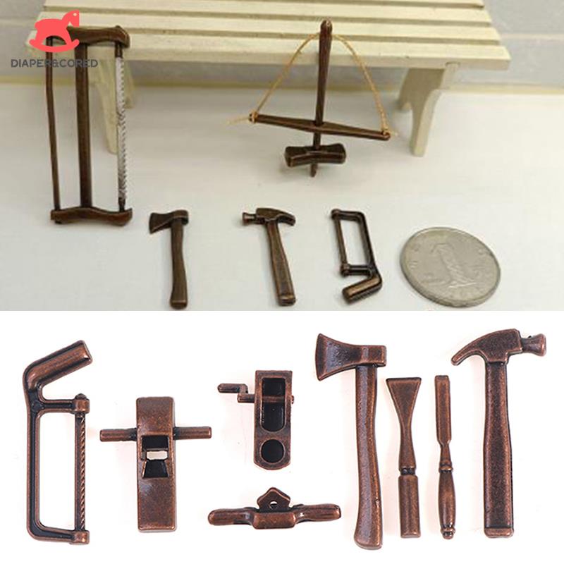 1/12 Scale Dollhouse Mini Repair Tools Simulation Tool Model Toys For Doll House Decoration Miniature Accessories