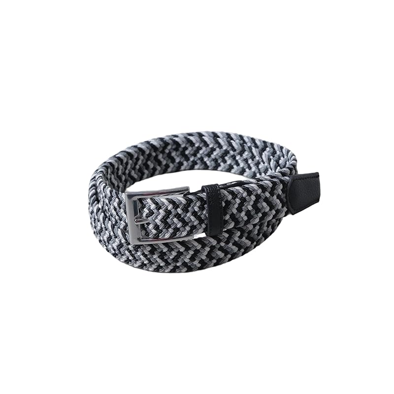 

[Nano Universe] rubber mesh belt men s F 010 black 672-5150201