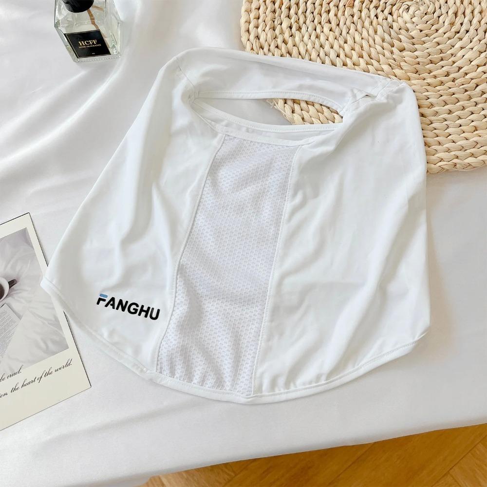 Ochrana proti UV záření Ledová hedvábná maska ​​Protisluneční bryndáček Jednobarevný Obličejový štít Obličejový štít Letní šátky Opalovací krém Šátek na obličej