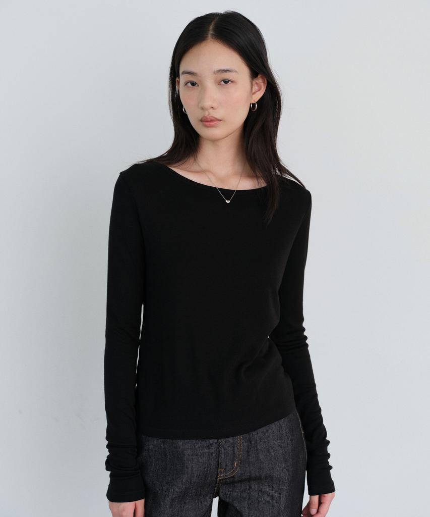 Yulago Slim Boatneck T-Shirt