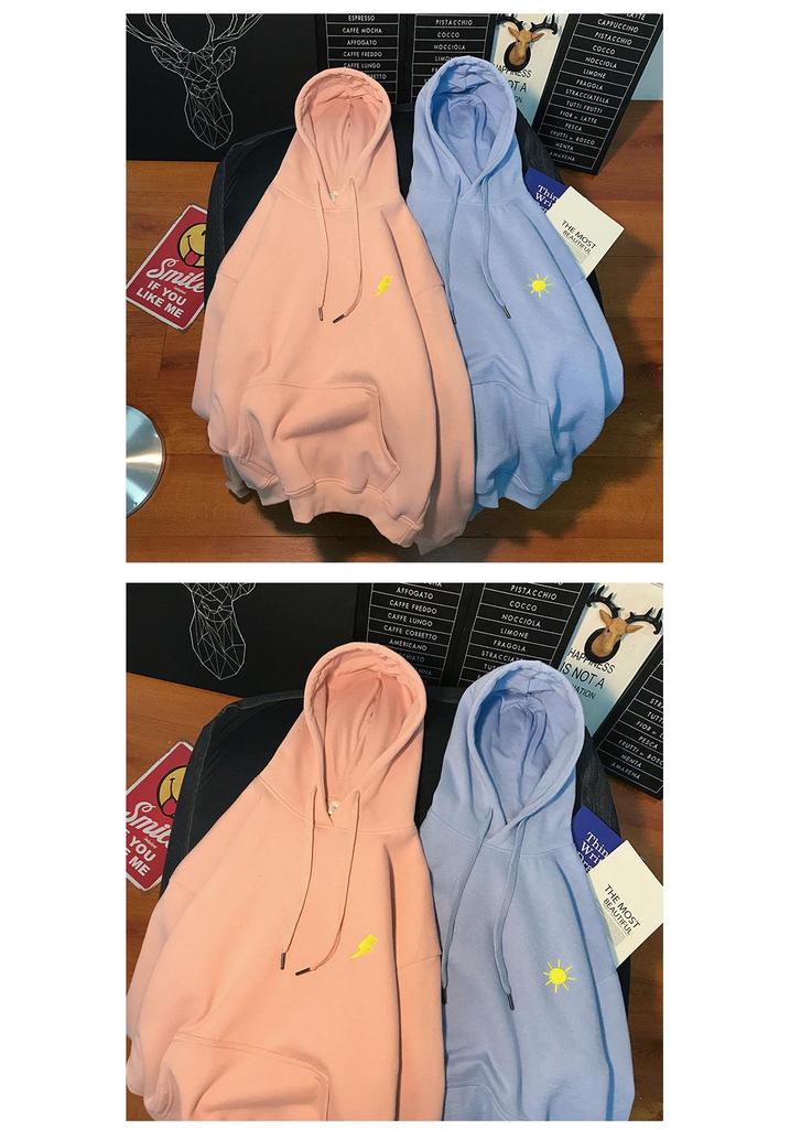 2026 Trendy Korean Style Women's Hoodie - Casual Hong Kong Style Plus Size Jacket for Couples