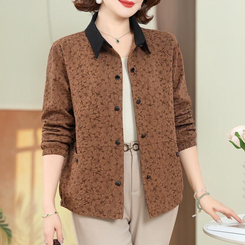 Hodo Women's Stylish Jacquard Lapel Jacket
