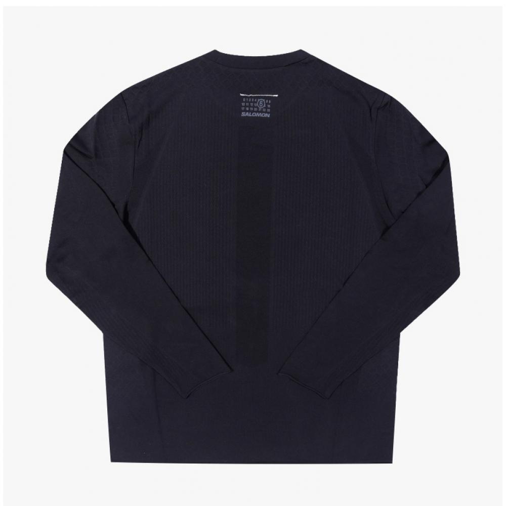 MaiSon Margiela Sh0gc0052 M20101 900 Mm6xSalomon ShoeS Print Men S Long Sleeve Tee