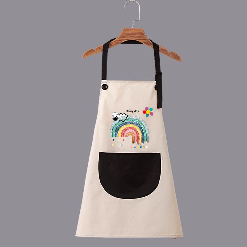 1Pcs No-Sleeve Painting Protective Clothing Children'S Apron Boys And Girls Eating Bibs Waterproof Artistic Inverted Clothing