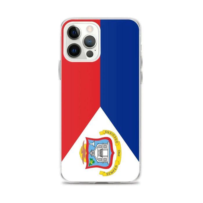 Coque Télephone Drapeau Saint-Martin - iPhone 12 Pro Max