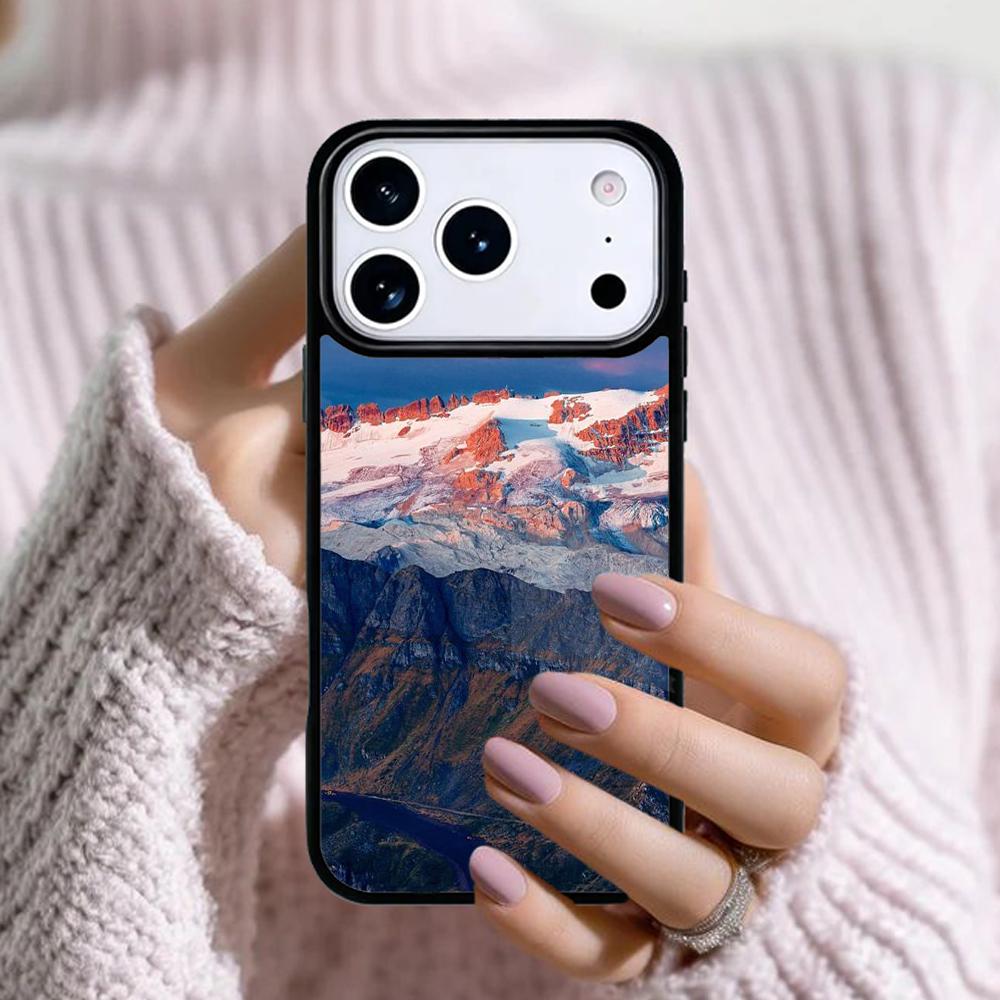 Schneeige Winterberg Handyhülle Für Apple iPhone 17 Air 16E 15 14 Plus 13 12 11 Pro Max Mini Funda Cover