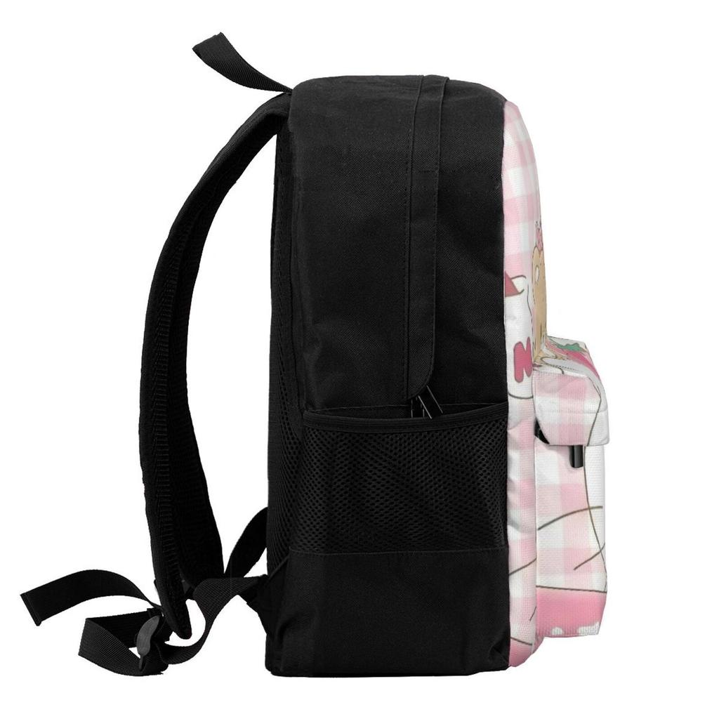 School Bag, Convenient For Primary And Secondary School Students, Large-Capacity Backpack, Full-Print Leisure Travel Backpack