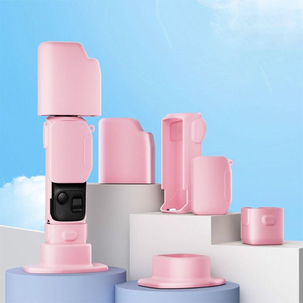 Anti-Slip Silicone Cover Base Case Anti-scratch All-inclusive Case for Insta360 Luna Ultra Travel