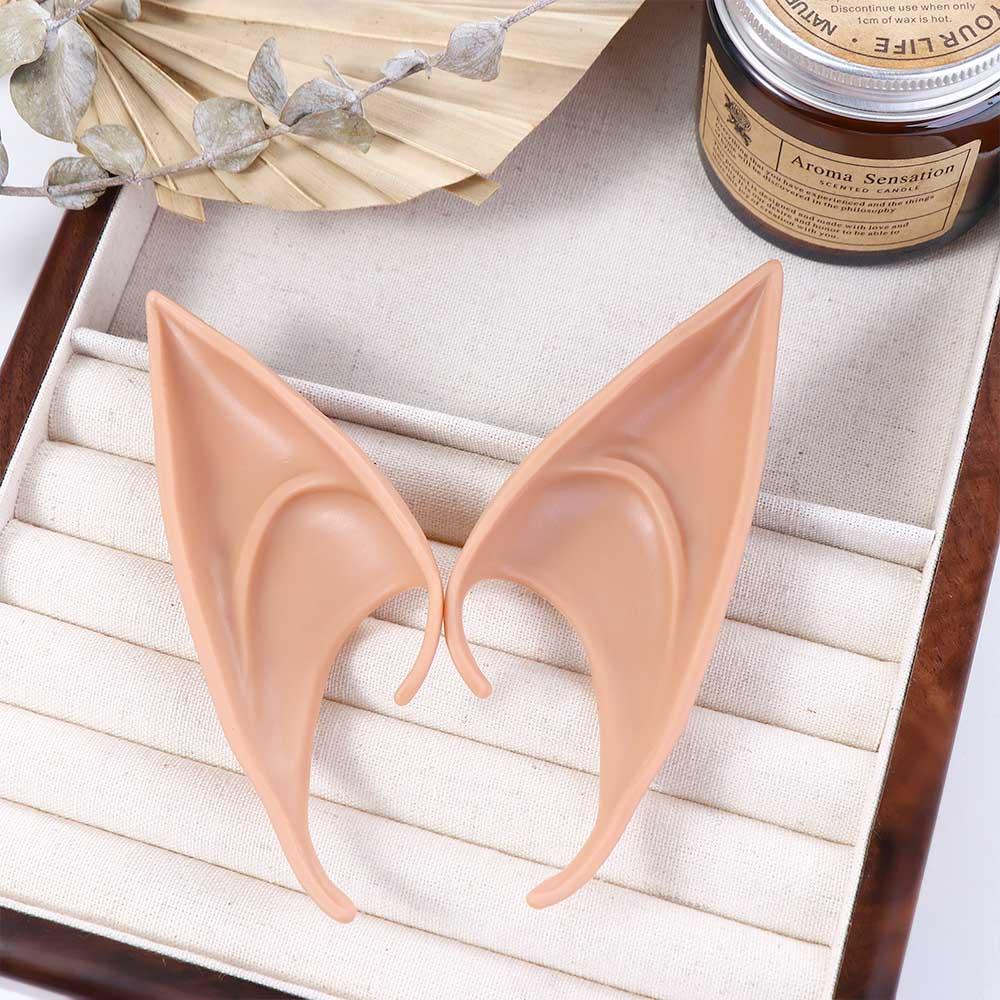 Unisex Role Play Cos Accessories Fairy Elf Ears Women Earrings Ear Cuff Jewelry False Ears