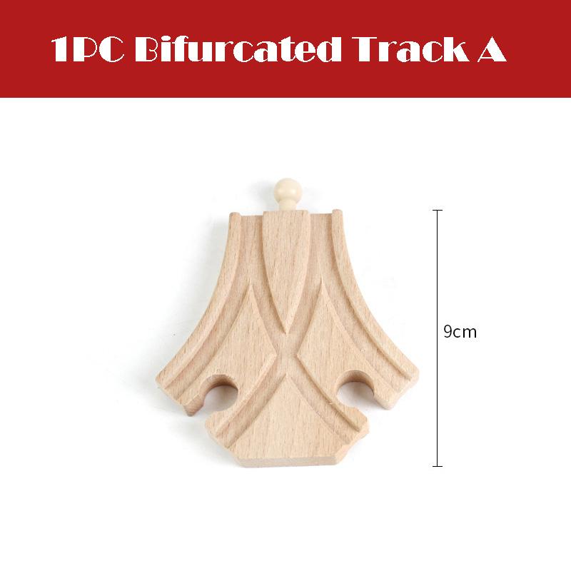All Kinds Wooden Track Railway Toys Beech Wooden Train Track Accessories Fit for Brand Tracks Educational Toys for Children