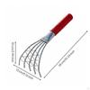 5 Claw Sand Rake Easy to Use Clamming Portable Shell Digger Tool Short with Net