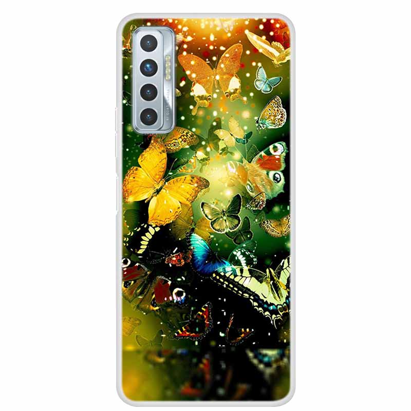 For Tecno Camon 17P Case Luxury Silicone TPU Soft Cover Phone Case For Tecno Camon 17 CG7 CG6 1 7 Coque Shockproof Cartoon Funda