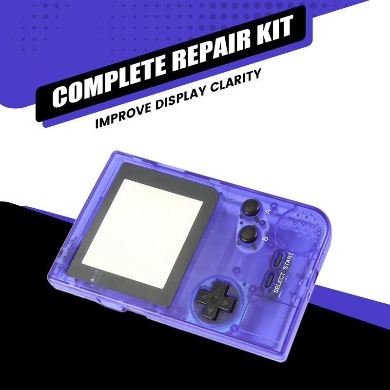 B03B-DIY Reemplazo de Carcasa Para Consola de Juegos Gameboy Pocket Para GBP Carcasa con Kit de Botones Lente de Clase