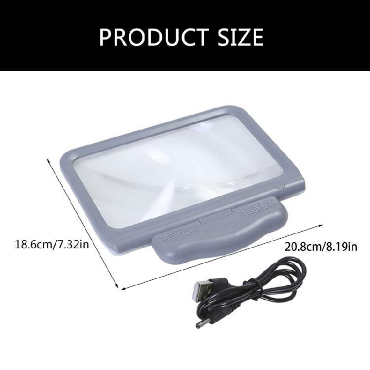 Magnifying Glass with Light Magnifying Lens Handheld Magnifier Magnifying Glass for Jewelry Coin Stamp Inspection