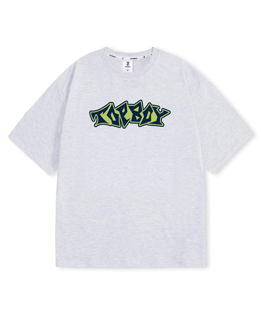TOPBOY Graffiti Oversized Short Sleeve T-Shirt (Type B)