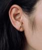 Novice Tokyo Lower Cross Line Ear Cuff / Gold