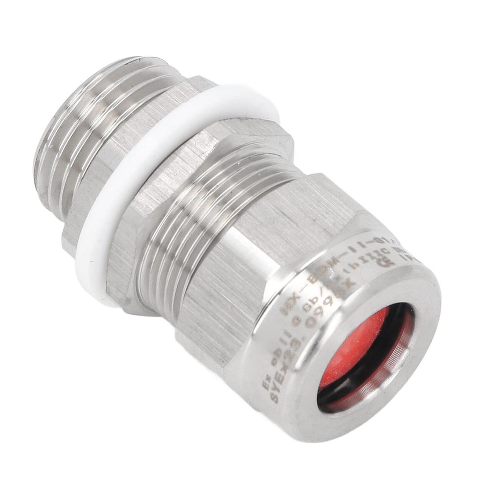 Cable Gland 304 Stainless Steel G1/2 IP66 Water Proof Armoured Cable Connector for Vehicles Marine D