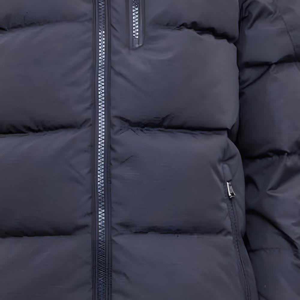 Polo Ralph Lauren Down Jacket FW22 Solid Color Hooded Zipper Kids Outerwear Navy-Blue 323849894002