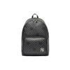Polyurethane Backpack Unisex Black Gold Casual 3ABKM032N-50BKS
