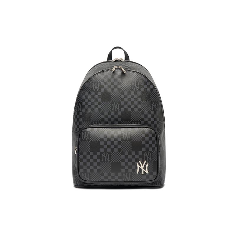 

MLB Polyurethane Backpack Unisex Black Gold Casual 3ABKM032N-50BKS