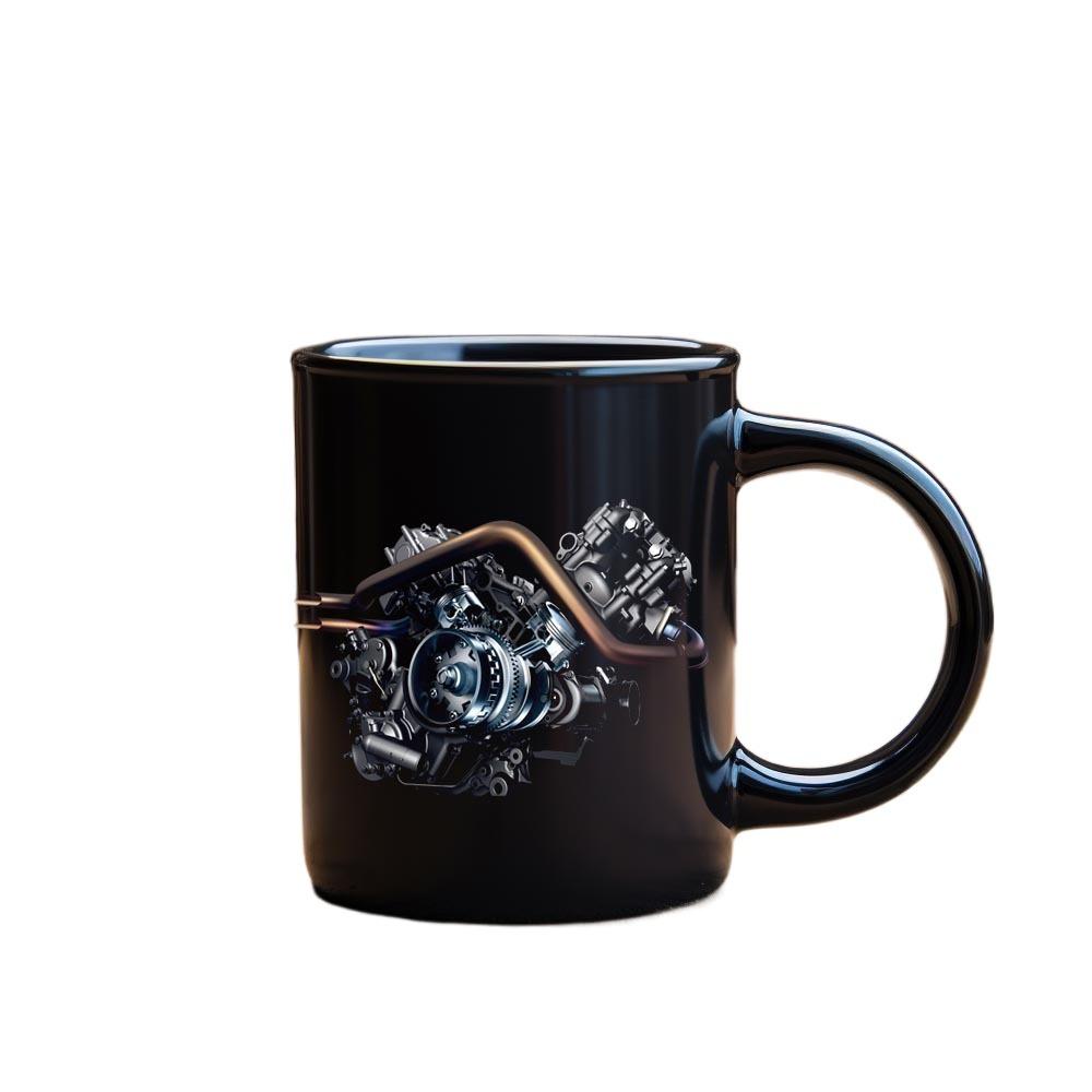 

Кружка с рисунком двигателя, Кружка, Машиностроение, Керамическая кружка, Прочная кофейная кружка, Офис Style F