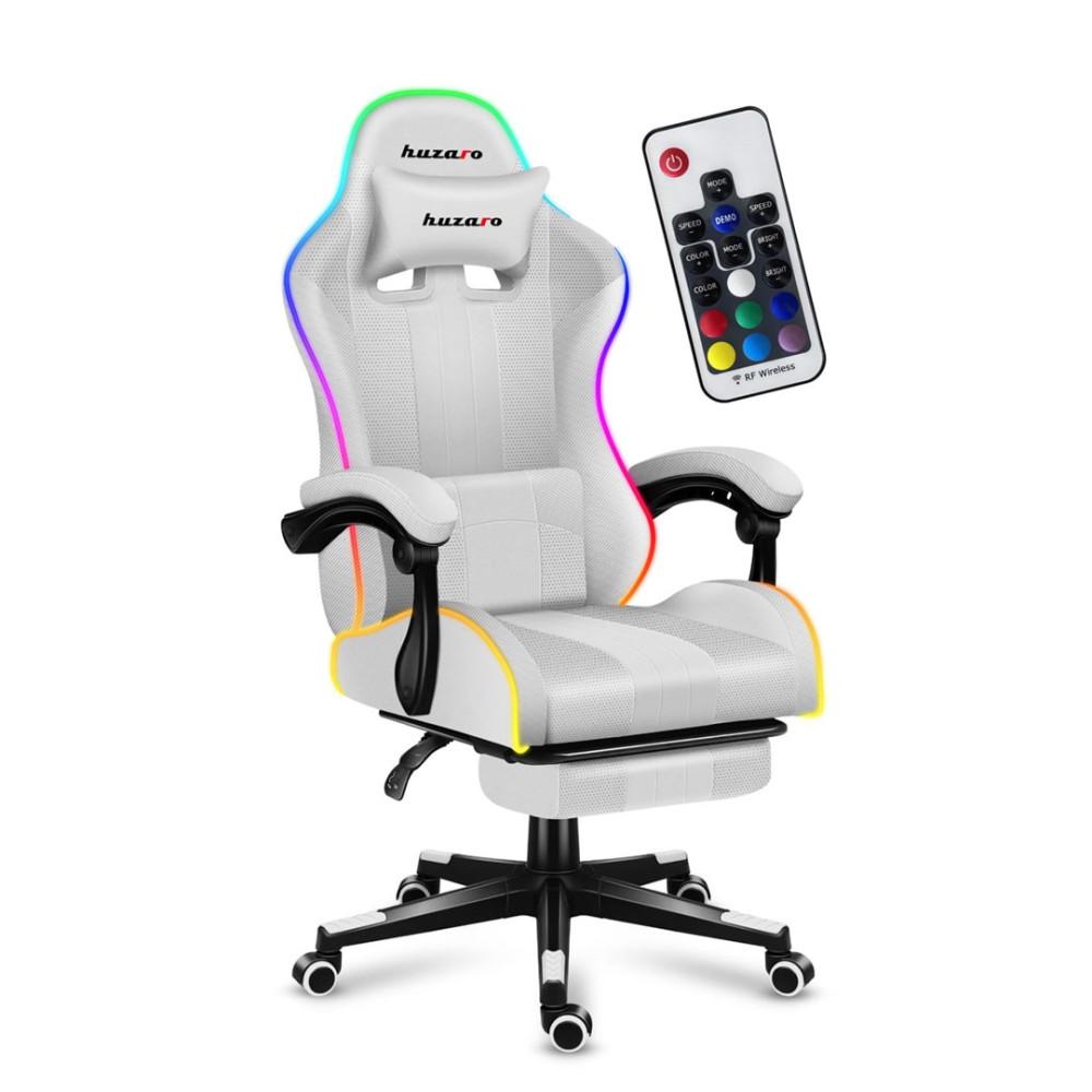 Joom Supermerchanteu Huzaro Force 4.7 Rgb Weißer Gaming-Stuhl