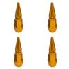 1/4Pcs Bullet Valve Caps Car Motorcycle Wheel Tire Valve Caps Dustproof Cover 45mm Spiked Valve Caps Auto Exterior Accessories
