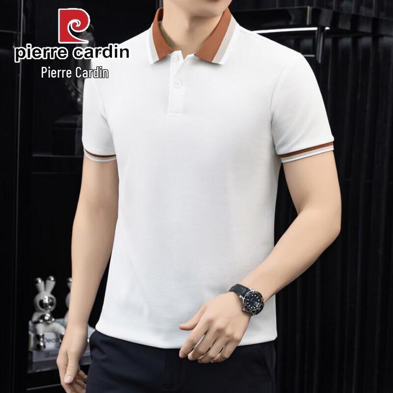 Pierre Cardin Men s Color-Block Lapel Polo Shirt XL