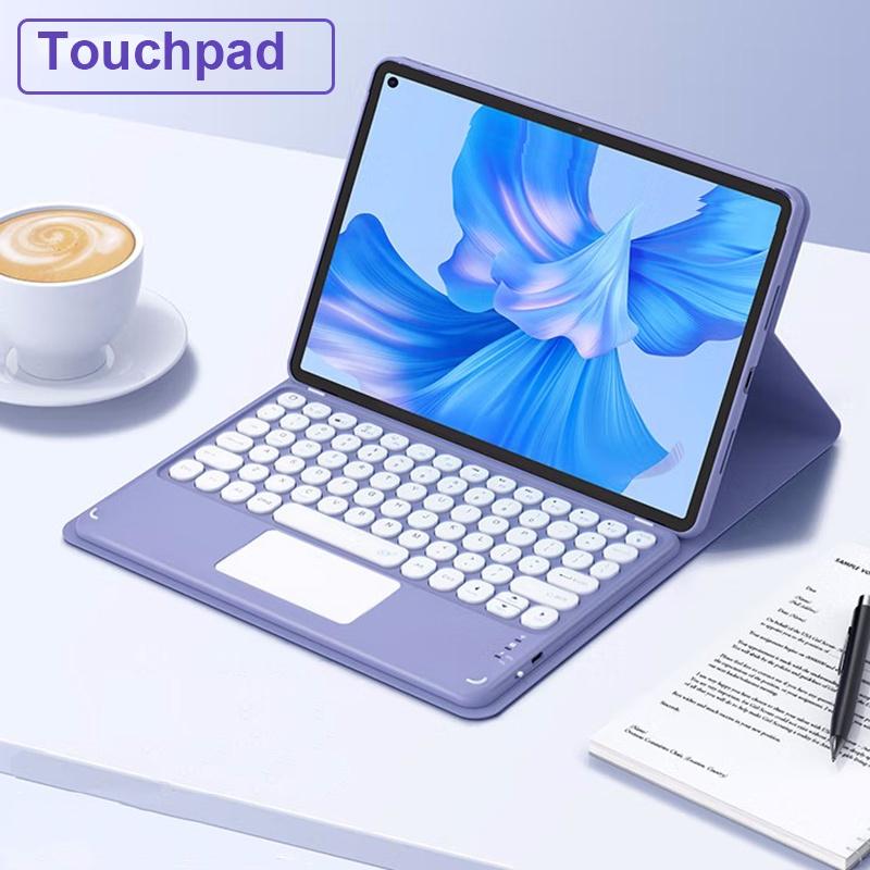 Case for Oppo Pad SE 11 Inch Pad3 11.61" Pad2 Pad 11 Air2 11.4 Inch Neo Leather Trackpad Keyboard Case Fee Bluetooth Mouse