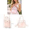 Pvc Single Shoulder Bag With Matte Finish For Daily Casual Use