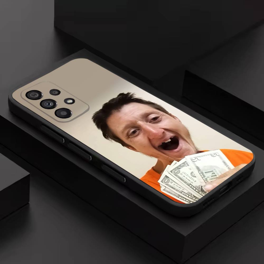 Daniel Larson Meme Funny Phone Case For Samsung S 9,10,21,30,22,23,24,25,26,Ultra,Plus,Lite,FE,4,5G Black Soft Precise SamsungS24fe