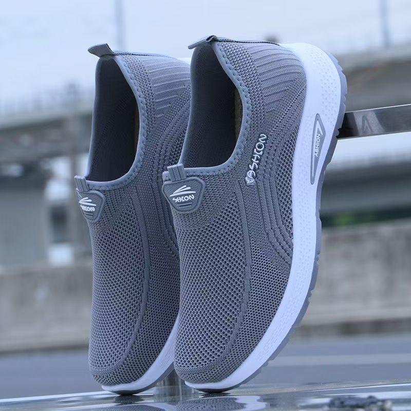 Mesh men's shoes summer new breathable thin hollow mesh shoes men's casual versatile sports trendy shoes