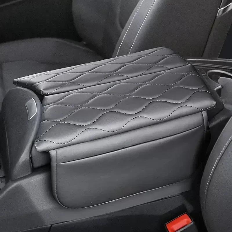 Center Console Armrest Box Cover Pad Decoration For Mercedes Benz V Class W447 V260 V300 Leather Anti-Scratch Armrest Cushio