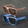 3PCS Fashion Square Polarized Sunglasses Men Vintage PC Male Sun Glasses Women Stylish Black Sport Shades