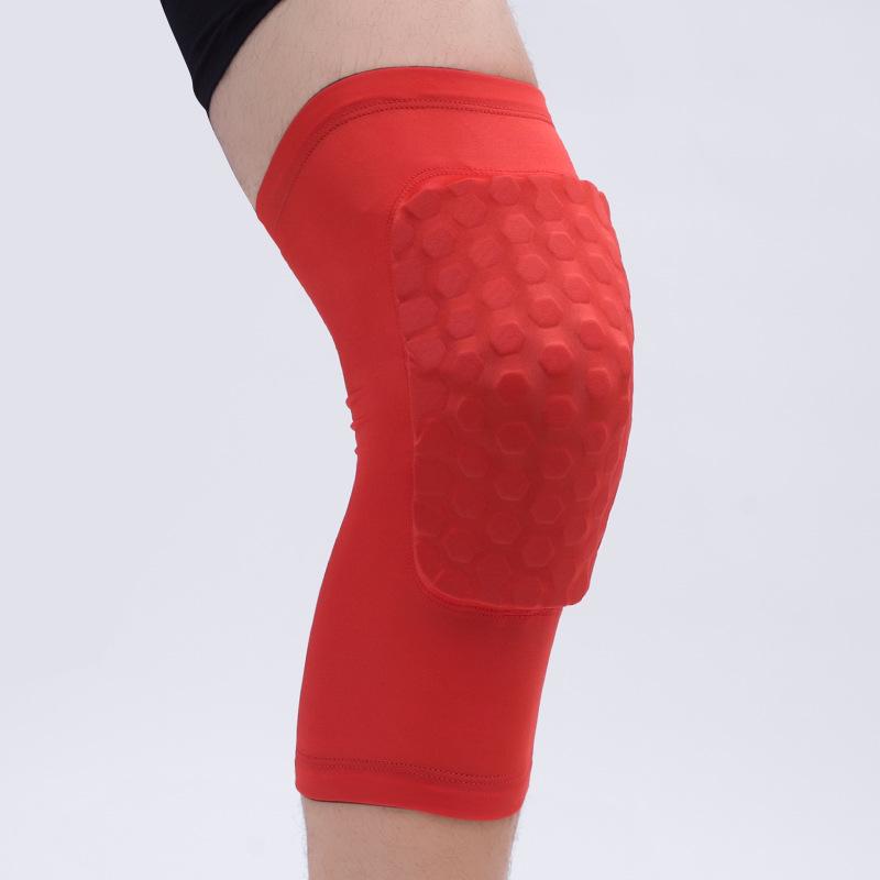 Compression Sleeve Knee Support Sports Protection for Men & Women Runners Workout Knee Brace with Pads