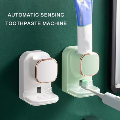 Automatic Sensing Toothpaste Squeezer Toothpaste Dispenser Wall Mount Holder Toothbrush Squeezer Holder Rack Bathroom Accessorie