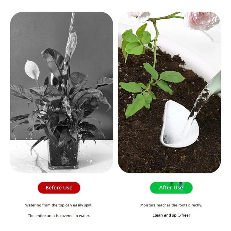 10/20/50Pcs Conical Plant Breathable Watering Device Gasket Soil Aeration Root Garden Plant Bottom Flower Plant