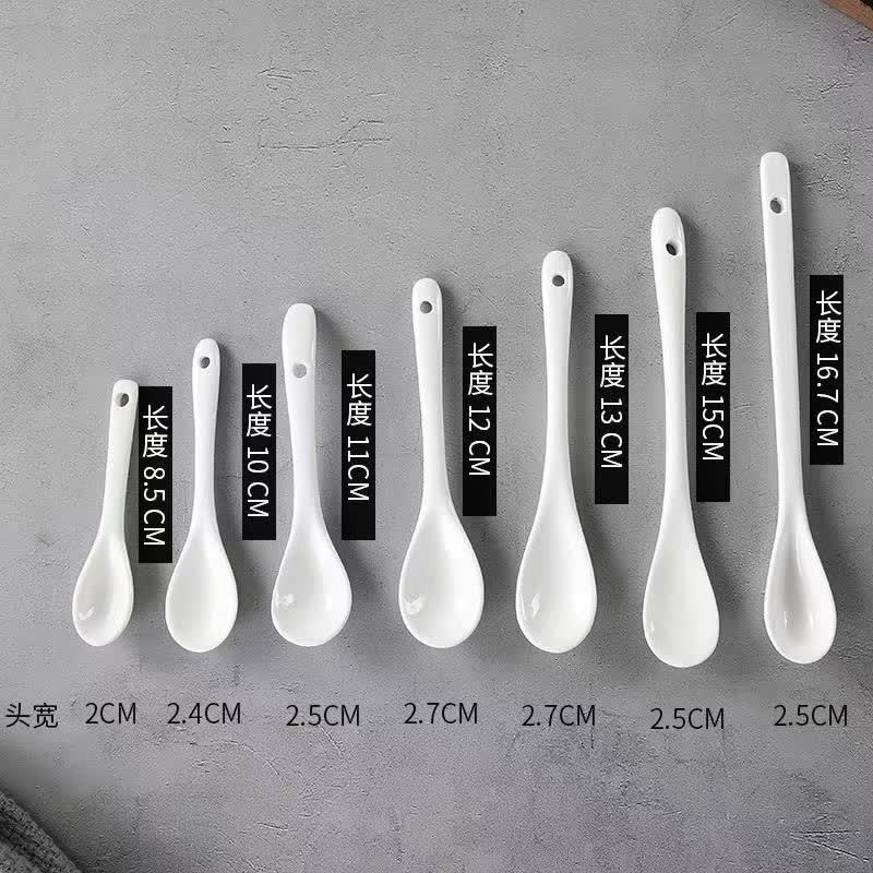 Long Handle Ceramic Multi-Purpose Spoon