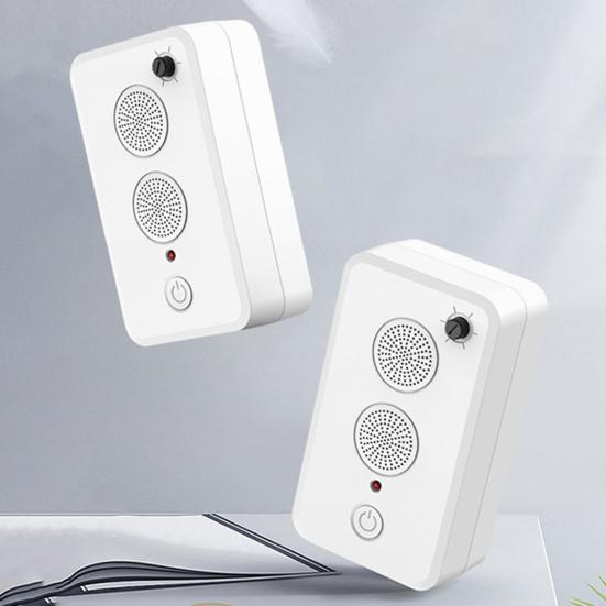 Ultrasonic Bat Repellent Device Rechargeable Adjustable Bat Deterrent System Mouse Repeller for Indoor Outdoor