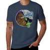 Space Dog Smokes an Alien Hookah TShirt Sweat Absorbing Sports Tee Shirt