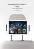Car Headrest Phone & Tablet Holder - Adjustable Rear Seat Mount.