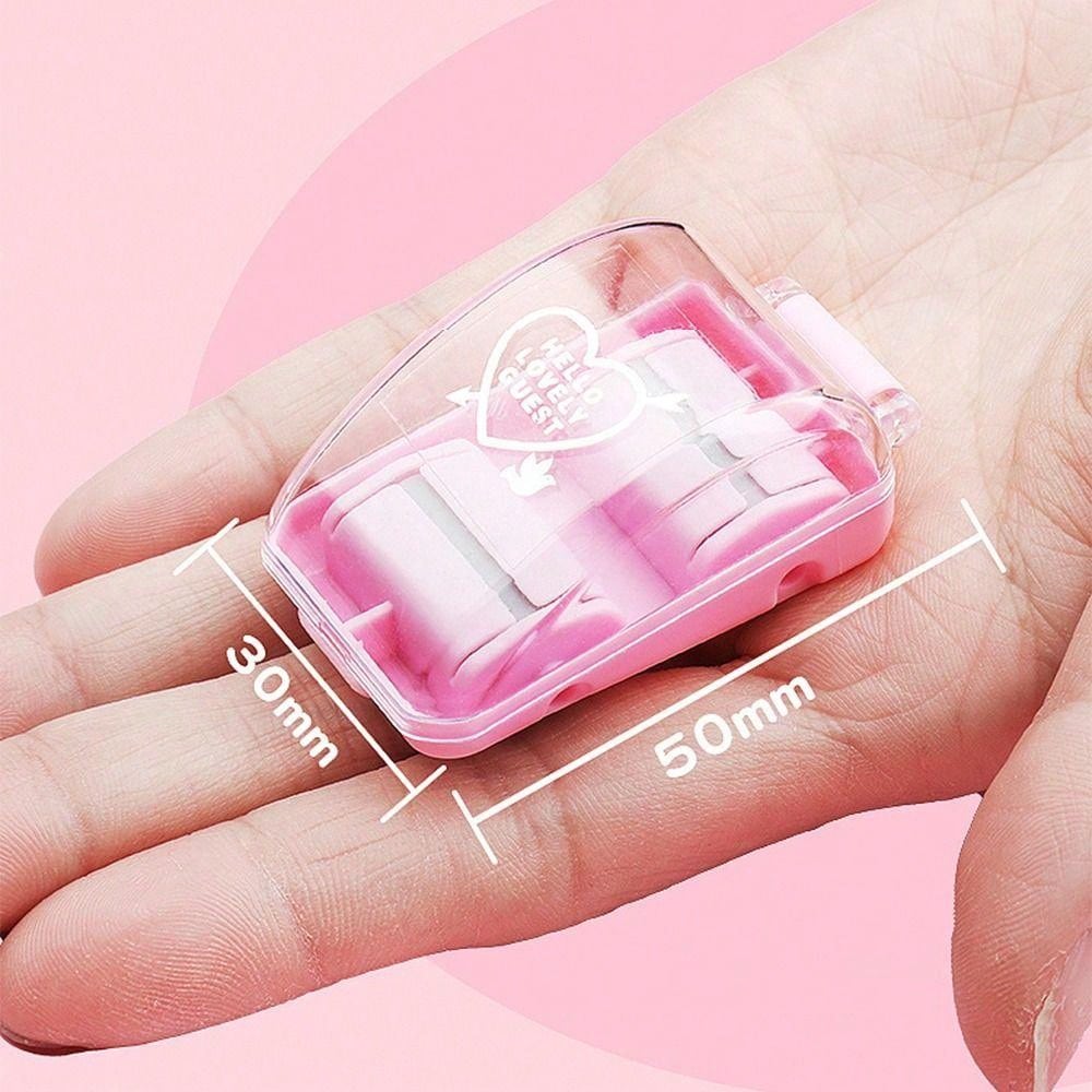 Mini Odkurzacz do Okruchów Gumki Przenośny Odkurzacz Biurkowy ze Słodką Gumką Ręczna Zamiatarka Biurkowa Prezent dla Uczniów Szkoła Biuro