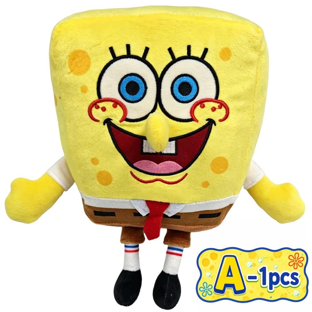 2027 Spongebob Patrick Star Eugene H. Krabs Gary the Snail Plush Toy Throw Pillow Halloween Decorations Birthday Gift Boy