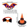 Bowknot Cat Bat Transformation Costume Non-woven Pet Halloween Costume Pet Bat Wings  Cosplay