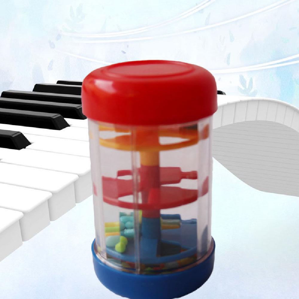 Orff Percussion Instruments: Plastic Rain Stick, Rainbow Stick, Hourglass Maracas for Kindergarten Performances